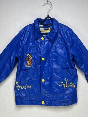 Vintage Tigger Raincoat Toddler Size 3x Blue World Of Disney